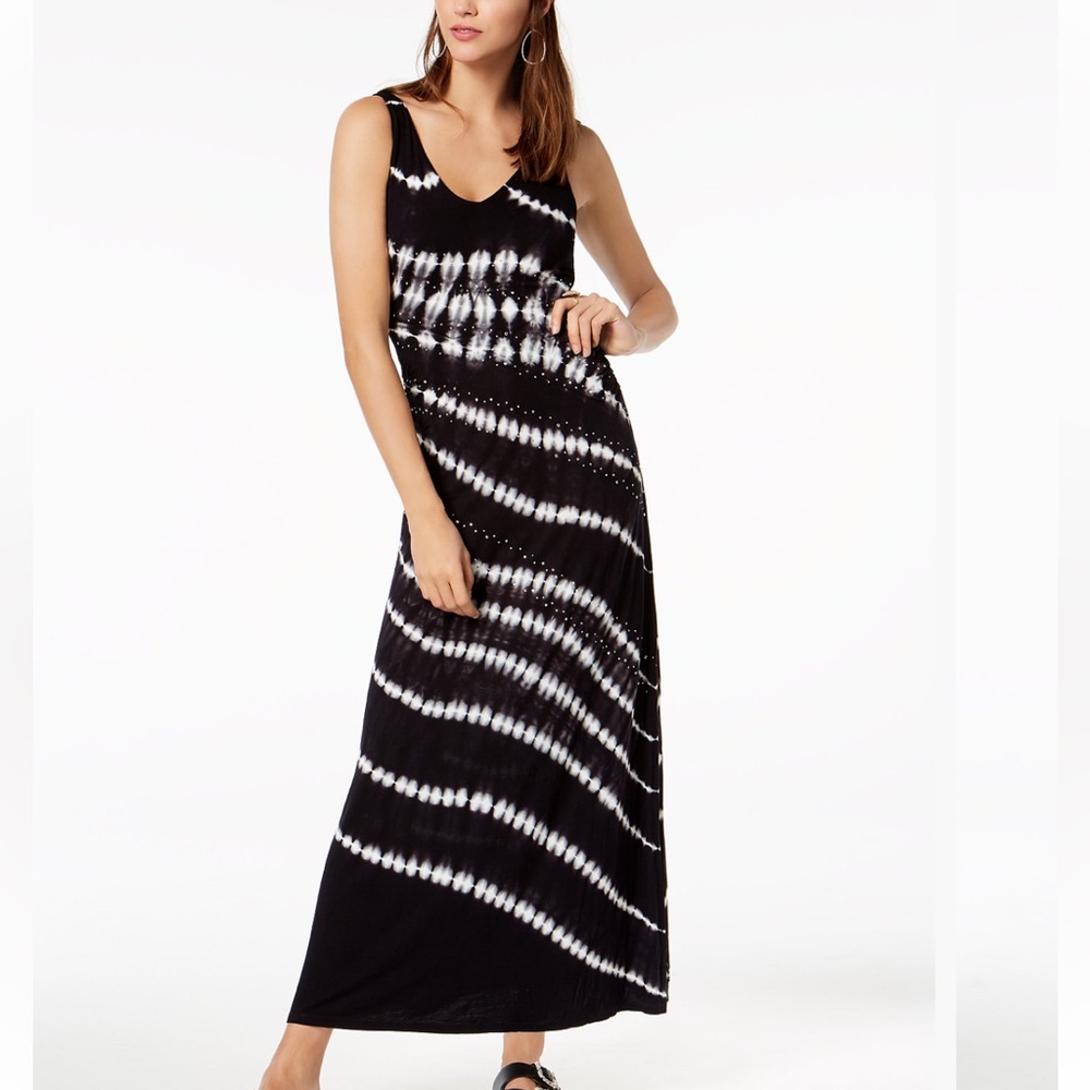 INC Tie-Dyed Studded Maxi Dress Size PS